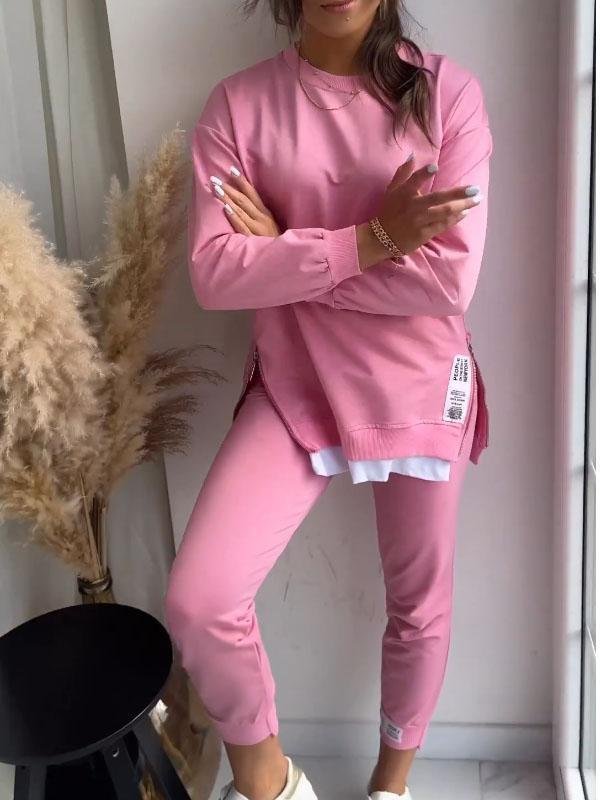 Vivienne | Mujer Conjunto de Camiseta Oversize y Pantalón Jogger