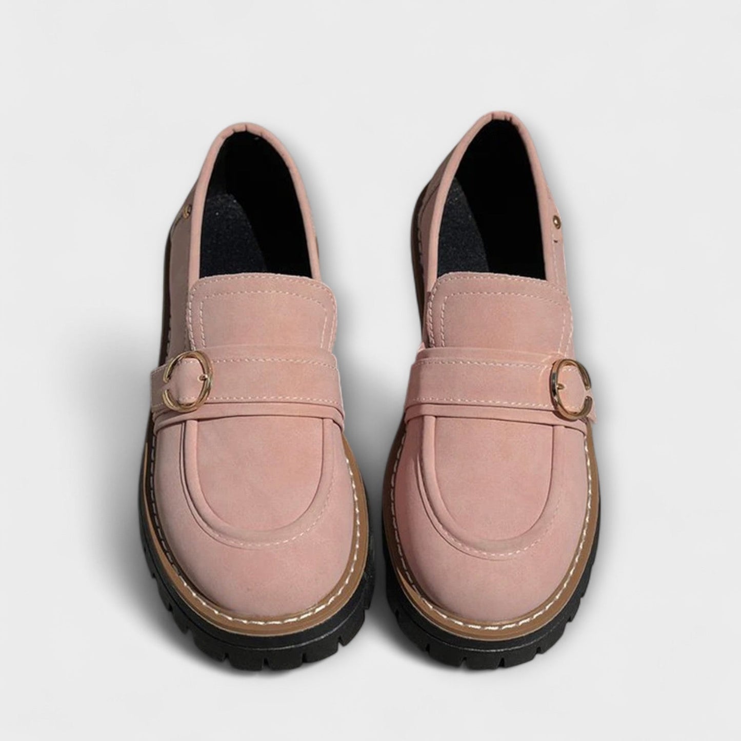 Lora | Mujer Mocasines de Punta Redonda