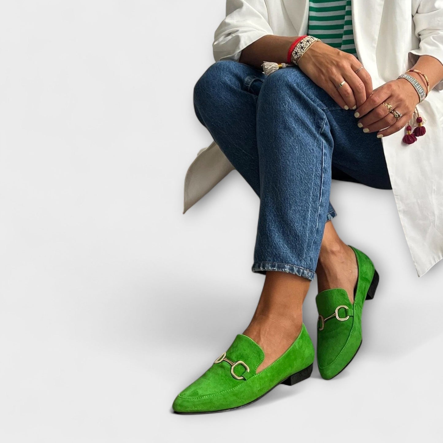 Kaia | Mujer Bailarinas Slip-On en Punta