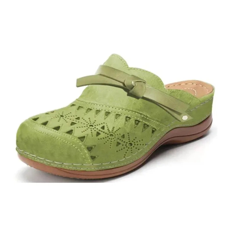 Ember | Mujer Zuecos con Plantilla Acolchada y Ventilación