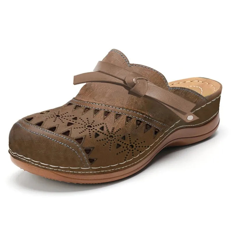 Ember | Mujer Zuecos con Plantilla Acolchada y Ventilación