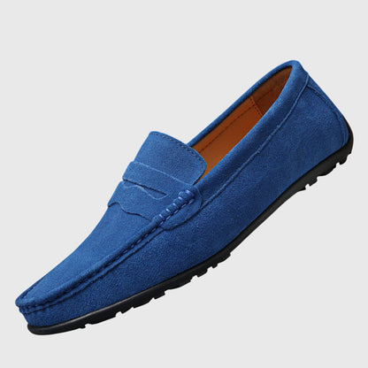 Cathy | Mujer Mocasines Tipo Penny en Rojo Arándano