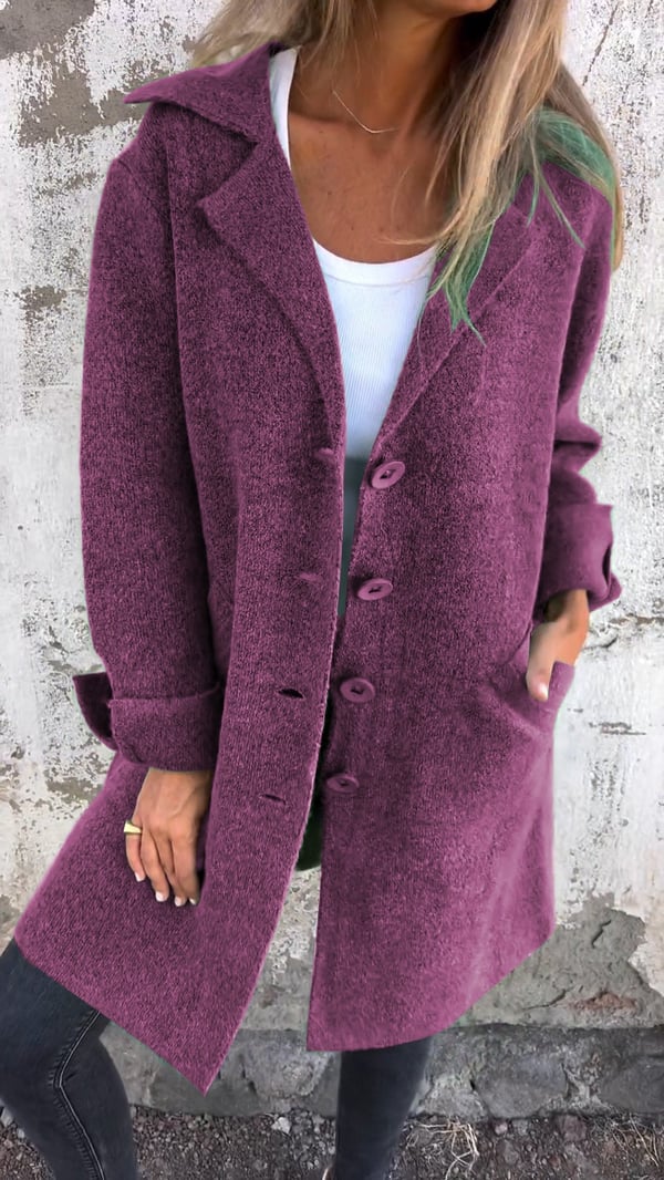 Cato | Mujer Blazer con Cuello de Solapa y Botones