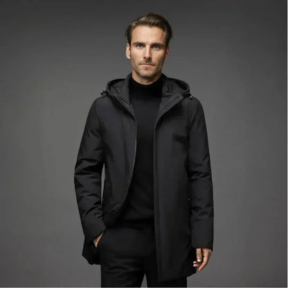 Maarten | Hombre Chaqueta Puffer Acolchada con Capucha