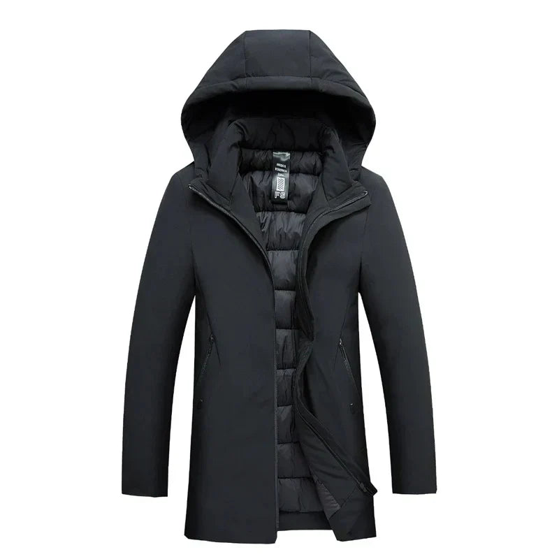 Maarten | Hombre Chaqueta Puffer Acolchada con Capucha