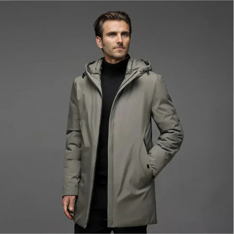 Maarten | Hombre Chaqueta Puffer Acolchada con Capucha