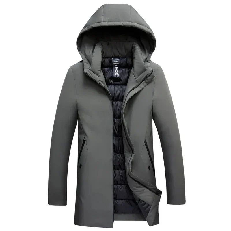 Maarten | Hombre Chaqueta Puffer Acolchada con Capucha