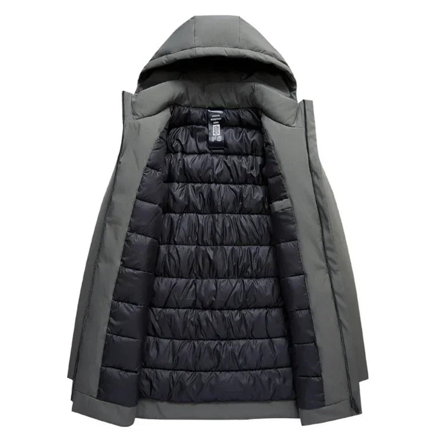 Maarten | Hombre Chaqueta Puffer Acolchada con Capucha