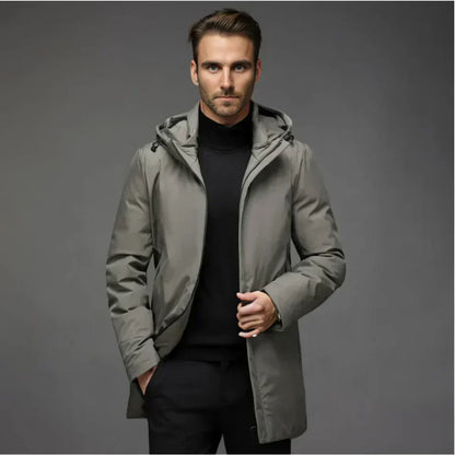 Maarten | Hombre Chaqueta Puffer Acolchada con Capucha