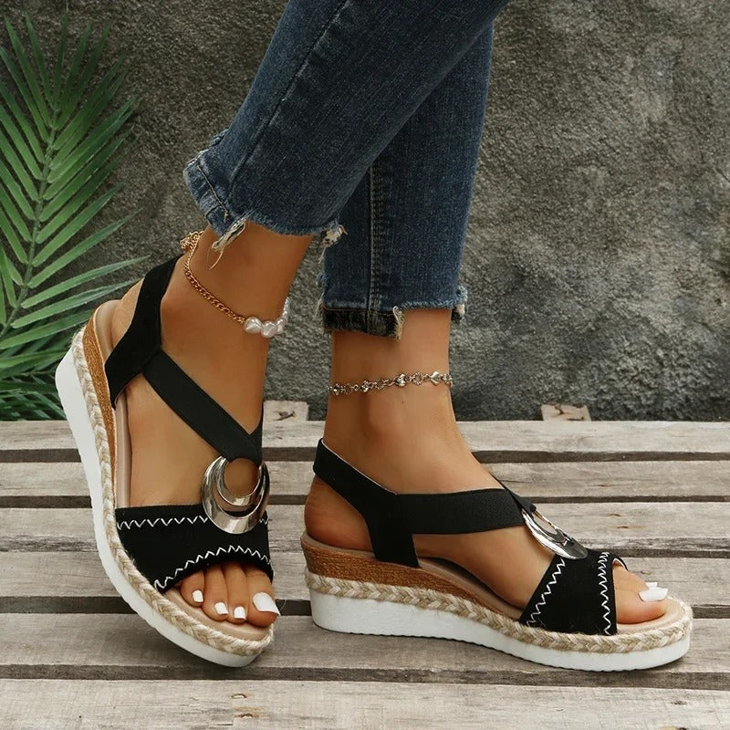 Brielle | Mujer Sandalias con Correas Ajustables y Plantilla Antideslizante