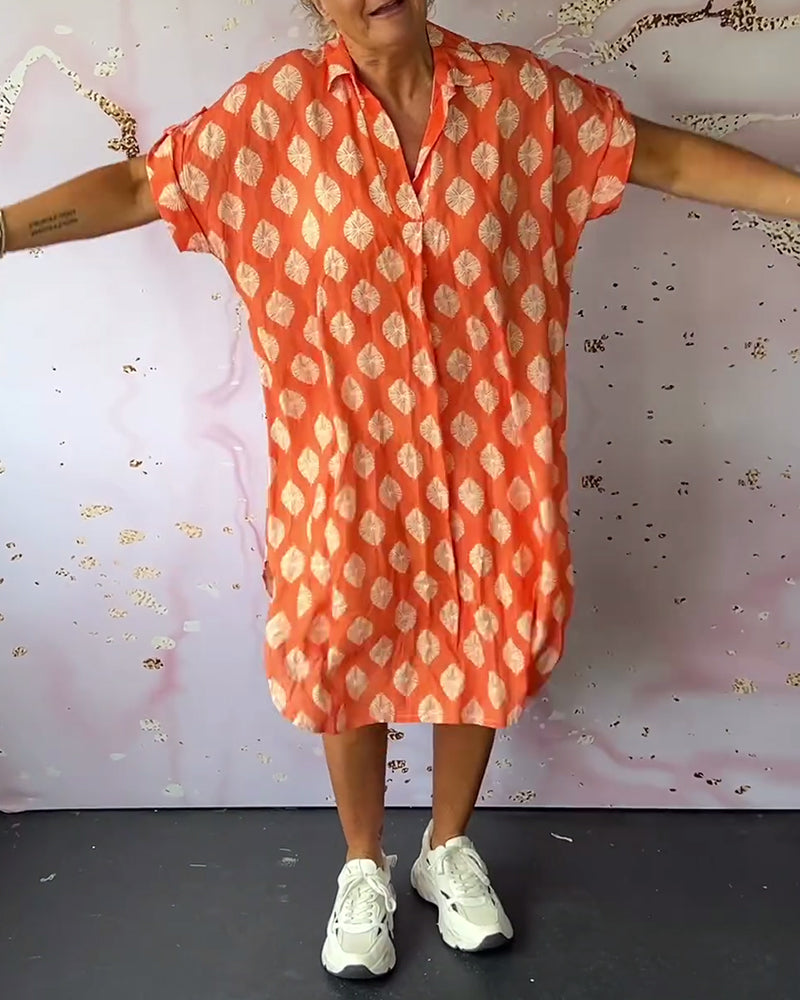 Yentl | Mujer Vestido Largo de Verano con Cuello de Solapa