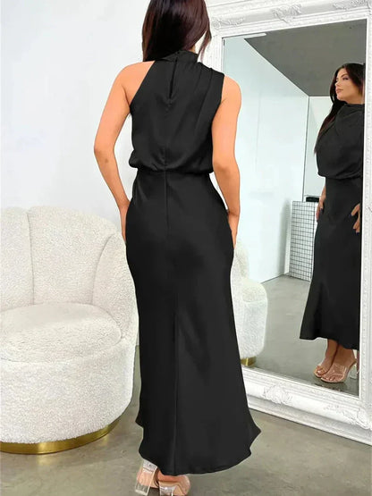 Cedra | Mujer Vestido de Seda Elegante para Ocasiones