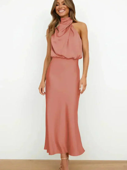 Cedra | Mujer Vestido de Seda Elegante para Ocasiones