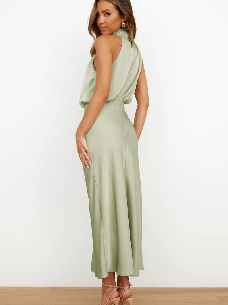Cedra | Mujer Vestido de Seda Elegante para Ocasiones