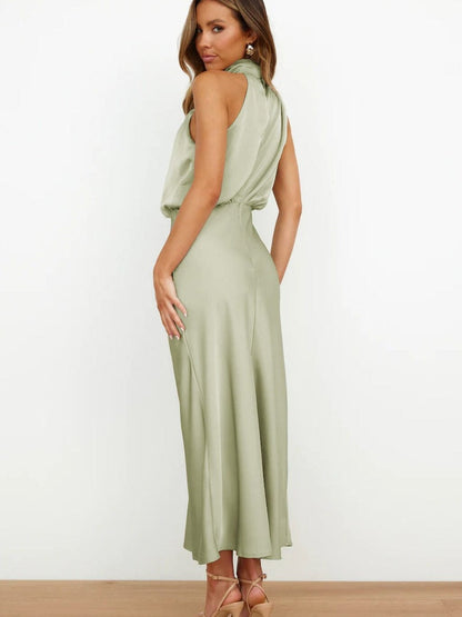 Cedra | Mujer Vestido de Seda Elegante para Ocasiones