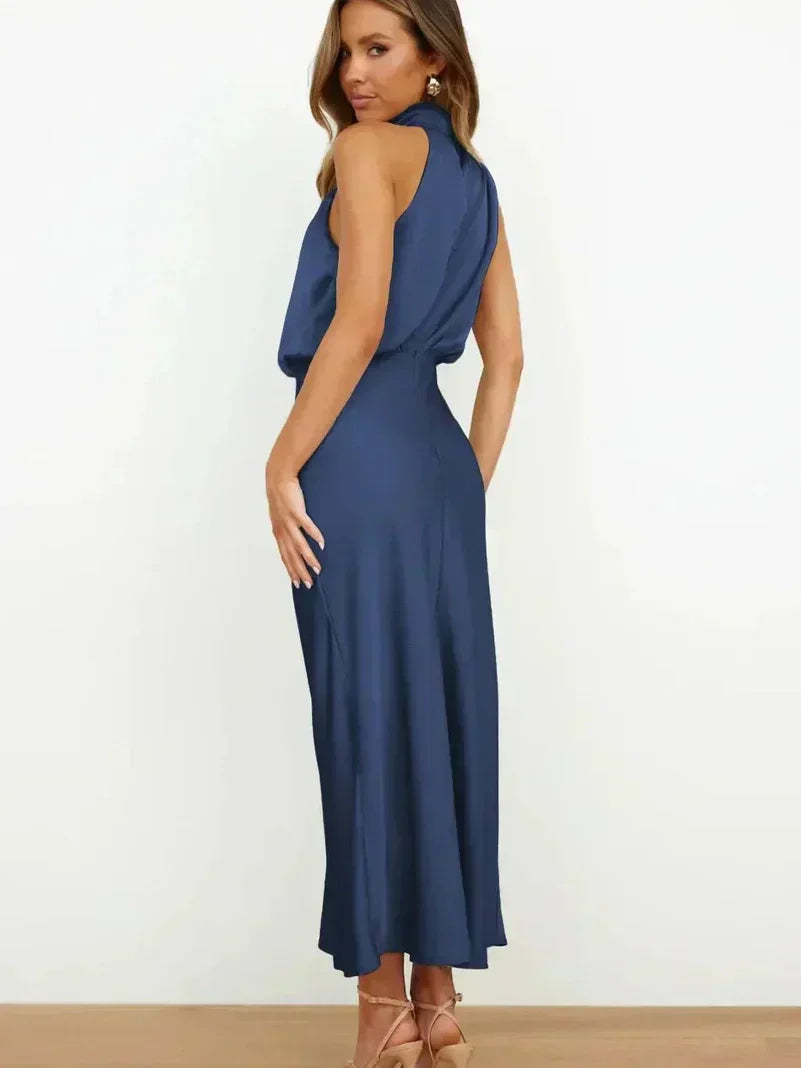 Cedra | Mujer Vestido de Seda Elegante para Ocasiones