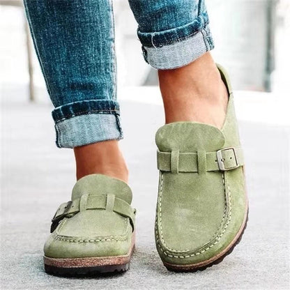 Hailey | Mujer Mocasines con Hebilla y Suela de Goma