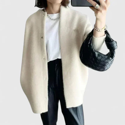 Helena | Mujer Chaqueta Clásica con Botones Minimalista