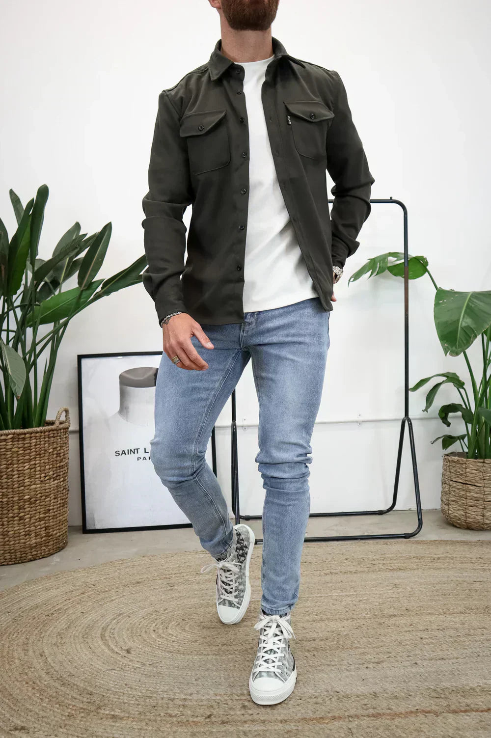Floris | Hombre Sobrecamisa para Superponer