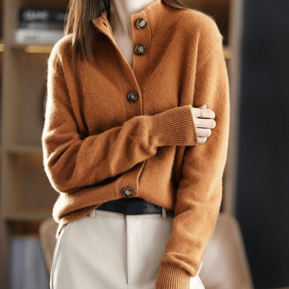 Annie | Mujer Chaleco de Punto Sin Mangas para Capas