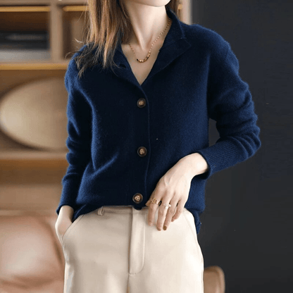Claire | Mujer Cárdigan de Punto con Botones
