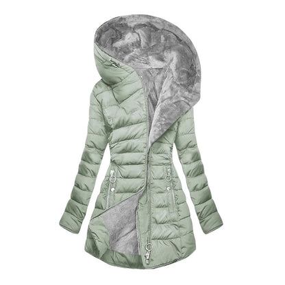 Kaliralyssa | Mujer Chaqueta de Invierno Acolchada con Capucha