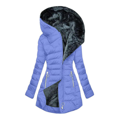 Kaliralyssa | Mujer Chaqueta de Invierno Acolchada con Capucha