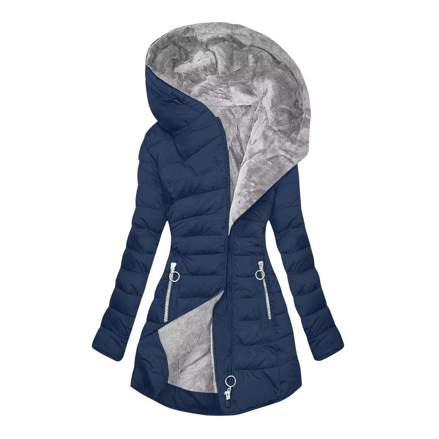 Kaliralyssa | Mujer Chaqueta de Invierno Acolchada con Capucha