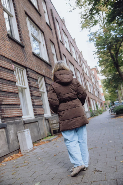St Eularia | Mujer Parka Cálida de Invierno con Capucha