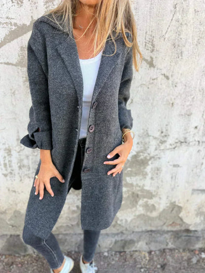 Cato | Mujer Blazer con Cuello de Solapa y Botones