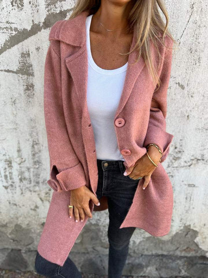 Cato | Mujer Blazer con Cuello de Solapa y Botones