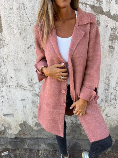 Cato | Mujer Blazer con Cuello de Solapa y Botones