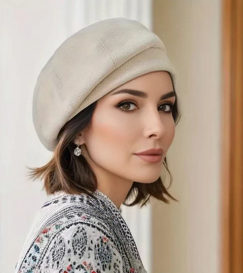 Rhosalissea | Mujer Boina Parisina de Algodón