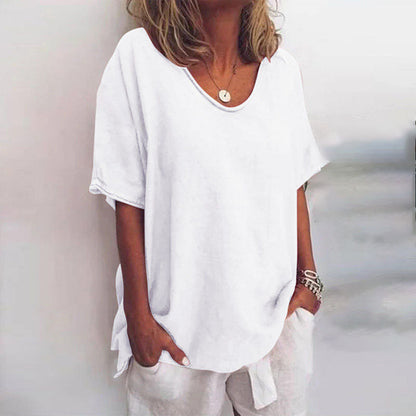Suzanne | Mujer Blusa Amplia Holgada Versátil
