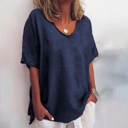 Suzanne | Mujer Blusa Amplia Holgada Versátil