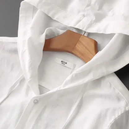 Rens | Mujer Sudadera a Rayas con Capucha y Botones