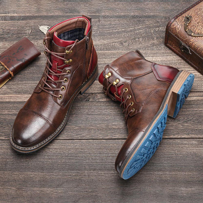 Aaron | Hombre Botas Oxford con Plantilla Acolchada
