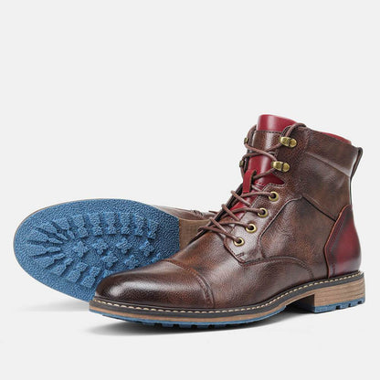 Aaron | Hombre Botas Oxford con Plantilla Acolchada