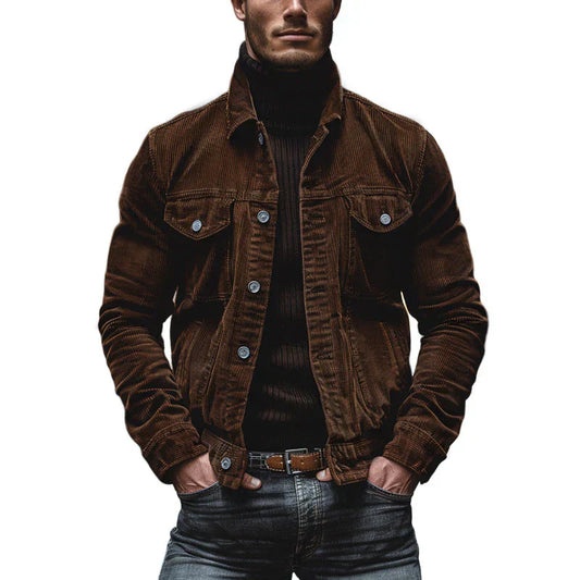 Joris | Hombre Chaqueta de Pana con Múltiples Bolsillos