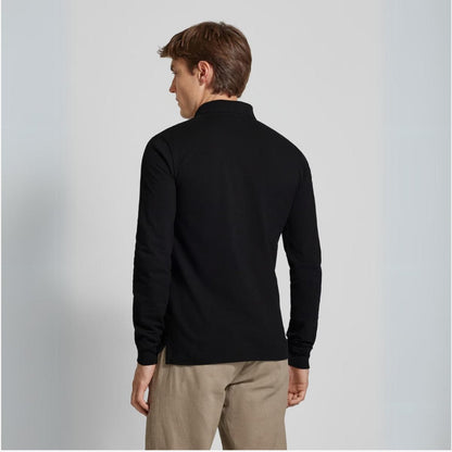 Friedrich | Hombre Polo de Manga Larga de Corte Ajustado