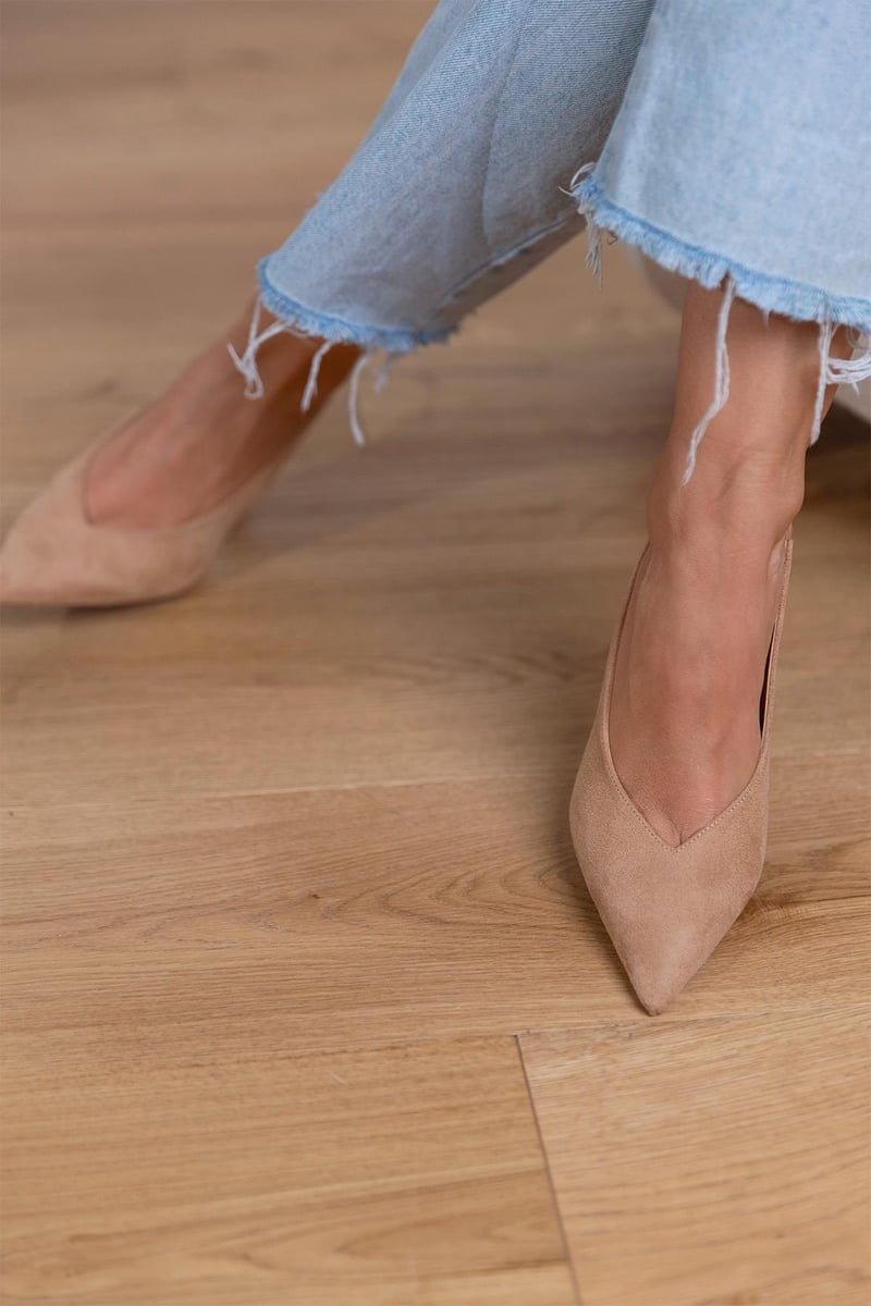 Irene | Mujer Zapatos de Tacón Medio Slingback en Punta