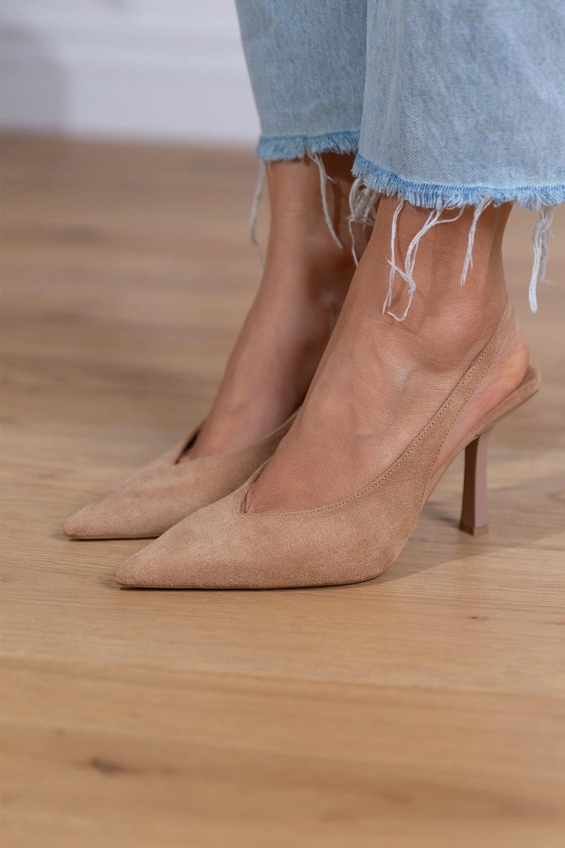 Irene | Mujer Zapatos de Tacón Medio Slingback en Punta