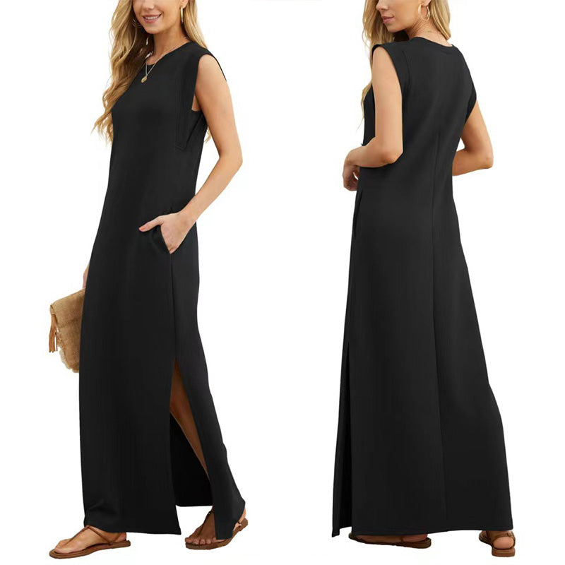 Ody | Mujer Vestido Fluido Sin Arrugas Versátil