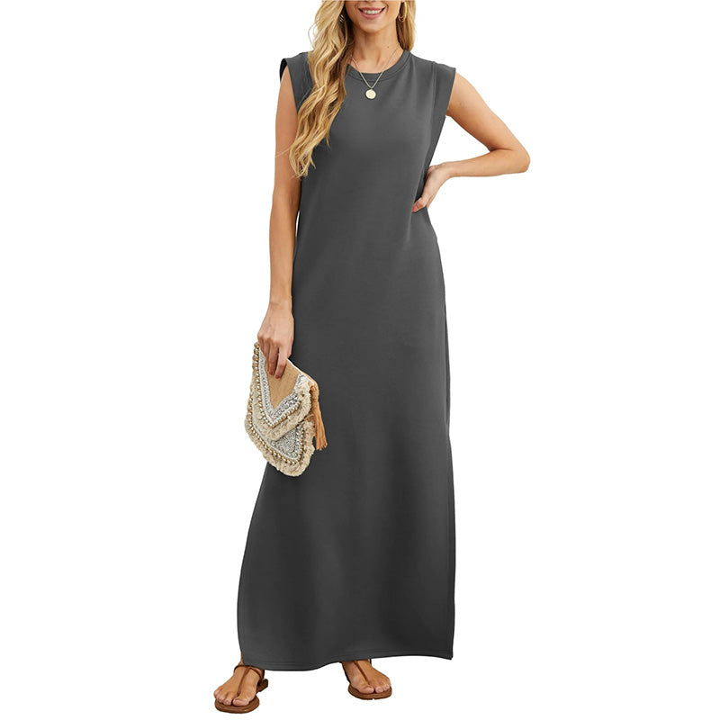 Ody | Mujer Vestido Fluido Sin Arrugas Versátil