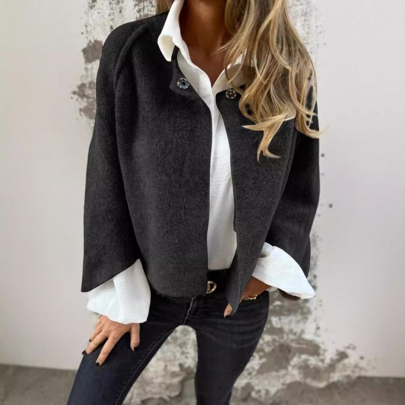 Thea | Mujer Chaqueta Oversize Elegante con Botones