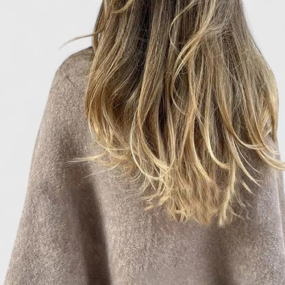 Kyla | Mujer Chaqueta Corta de Aspecto Mohair con Botones