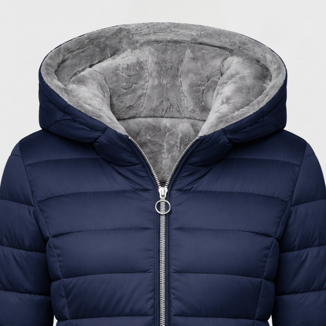Kaliralyssa | Mujer Chaqueta de Invierno Acolchada con Capucha